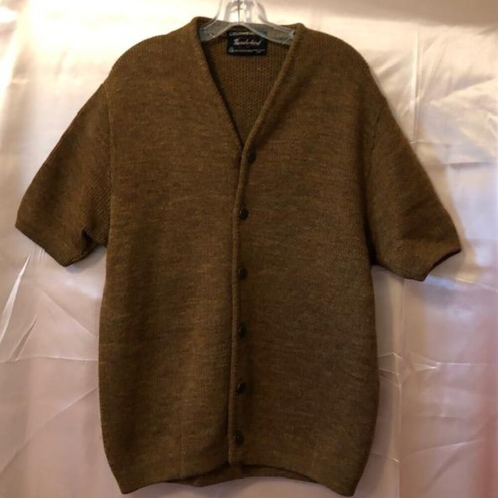 Vintage Thunderbird Columbia 100% Virgin Wool Women's Sweater US Size XL